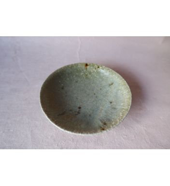 自然灰釉 4寸皿